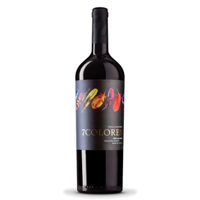 Vino 7 Colores Single Vineyard Red Blend Botella 750cc
