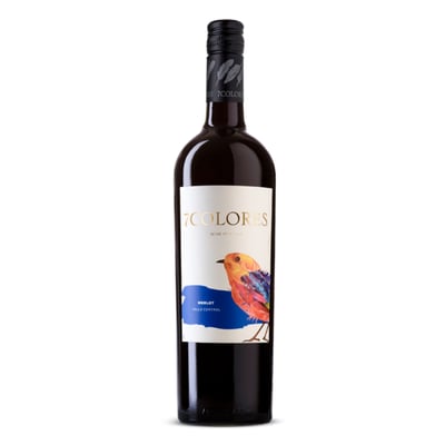 Vino 7 Colores Varietal Merlot Botella 750cc