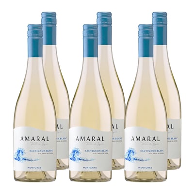 Vino Amaral Sauvignon Blanc 750cc x6 ($4.790 c/u)