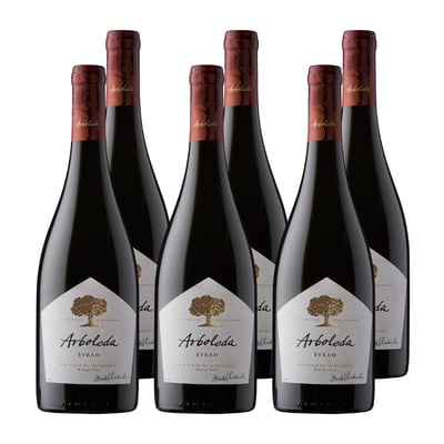 Vino Arboleda Syrah 750cc x6 ($8.990 c/u)