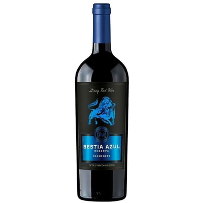 Vino Bestia Azul Rsva Carmenere 750cc