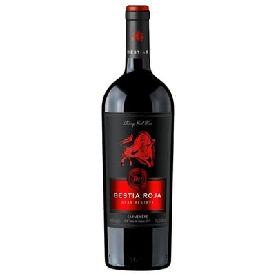 Vino Bestia Roja Gran Reserva Carmenere 750cc