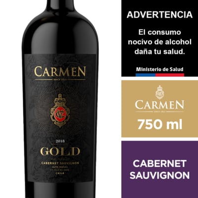 Vino Carmen Gold Reserve - Carbernet Sauvignon - 750ml
