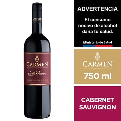 Vino Carmen Gran Reserva Cabernet Sauvignon 750 Ml.