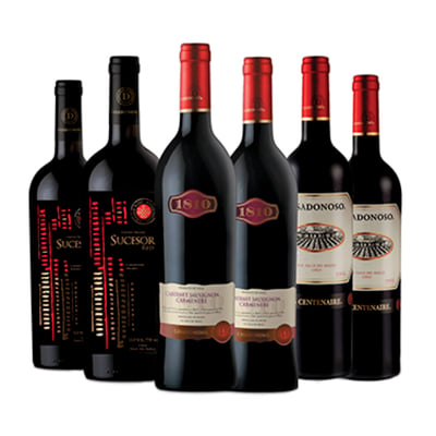 Vino Casa Donoso Pack 6 Mezcla Premium