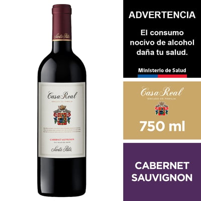 Vino Casa Real Escudo De Familia Cabernet Sauvignon 750 Ml.