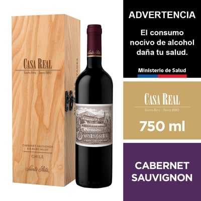 Vino Casa Real Reserva Especial Cabernet Sauvignon 750 Ml.