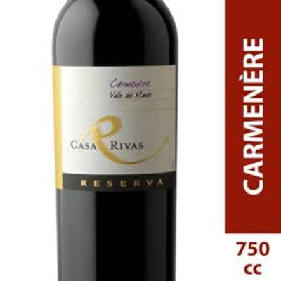 Vino Casa Rivas Reserva Carmenere 750 cc