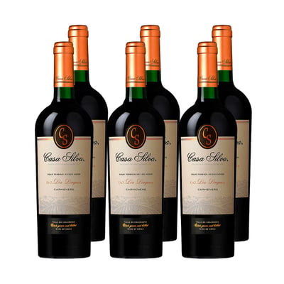 Vino Casa Silva Gran Terroir de los Andes Carmenere 750cc x6