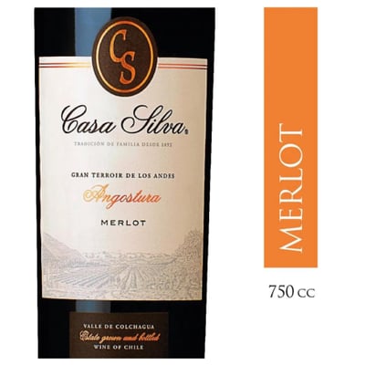 Vino Casa Silva Gran Terroir - Merlot - 750ml