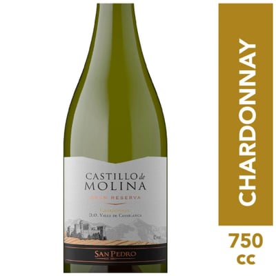 Vino Castillo De Molina - Gran Reserva Chardonnay - 750ml