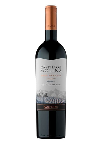 Vino Castillo de Molina Gran Reserva Merlot 750cc