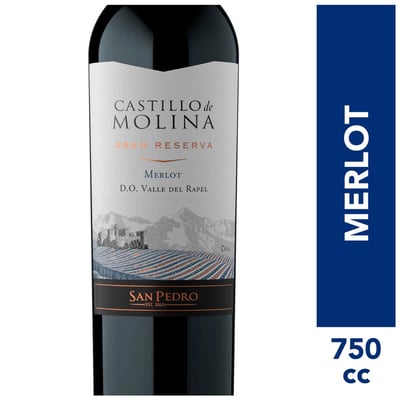 Vino Castillo De Molina - Gran Reserva Merlot - 750ml