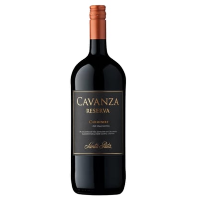 Vino Cavanza Reserva Carmenere - Botellón 1.5L