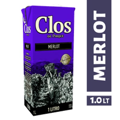 Vino Clos de Pirque Merlot Caja 1 L