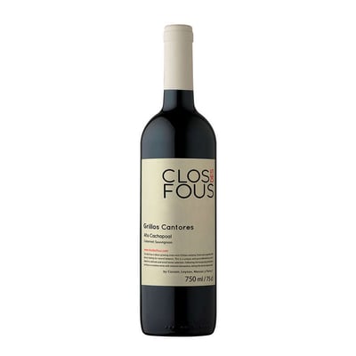 Vino Clos des Fous Grillos Cantores Cabernet Sauvignon 750cc