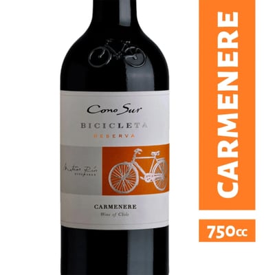 Vino Cono Sur Bicicleta Reserva - Carmenere - 750ml