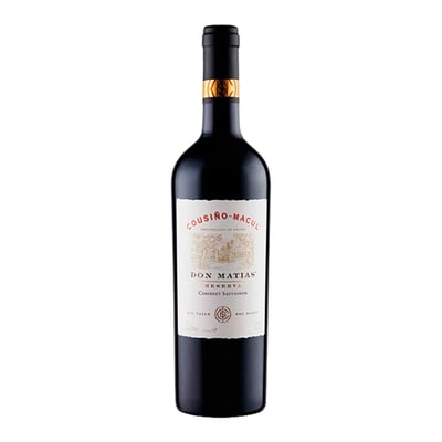 Vino Cousiño Macul Don Matias Gran Reserva Cabernet Sauvignon Botella 750 Cc