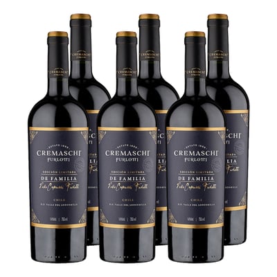 Vino Cremaschi Furlotti Edición Limitada de Familia Blend 750ml x6