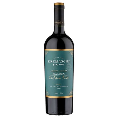 Vino Cremaschi Furlotti Edición Limitada Malbec 750cc