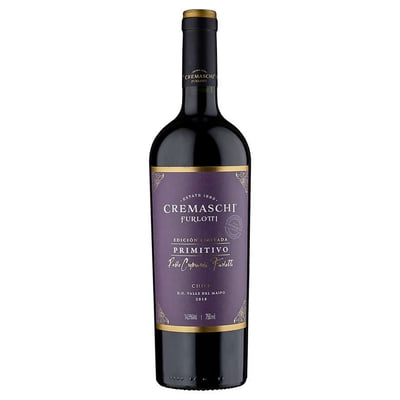 Vino Cremaschi Furlotti Edición Limitada Primitivo Zinfandel 750cc