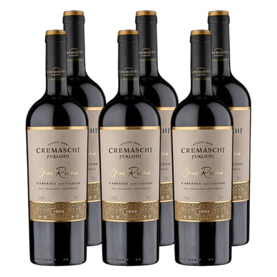Vino Cremaschi Furlotti Gran Reserva Cabernet Sauvignon 750cc x6