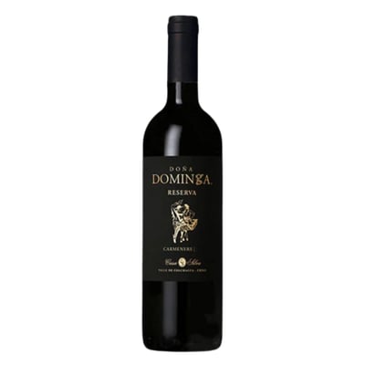 Vino Doña Dominga Reserva Black Carmenere Botella 750cc
