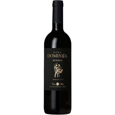 Vino Doña Dominga Rsva Black Merlot 750cc