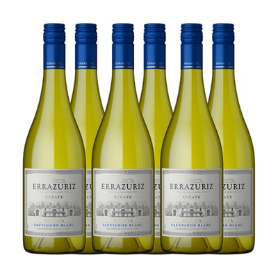Vino Errazuriz Estate Reserva Sauvignon Blanc Botella 750cc X6