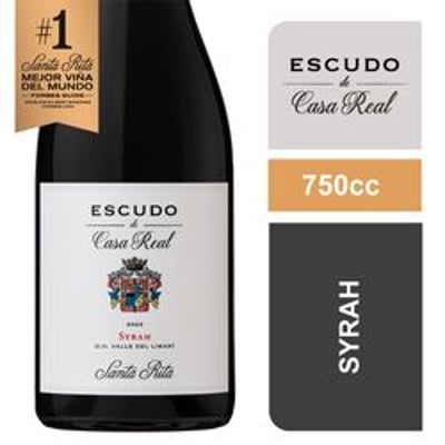Vino Escudo de Casa Real Syrah 750cc