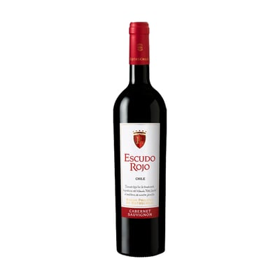 Vino Escudo Rojo Cabernet Sauvignon Botella 750cc