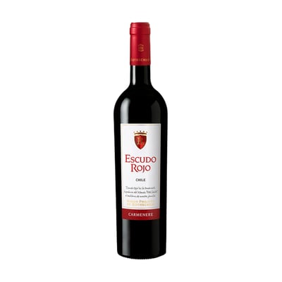Vino Escudo Rojo Carmenere Botella 750cc