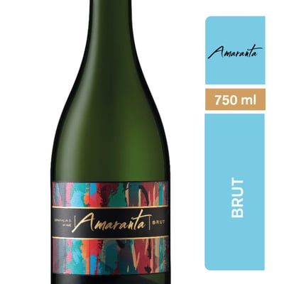 Vino Espumante Amaranta brut 750 cc