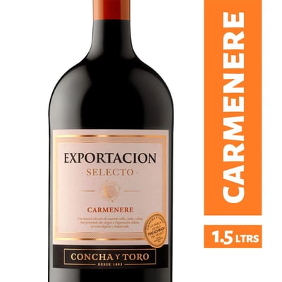 Vino Exportación Selecto Carmenere / Cabernet Sauvignon Botellón 1500cc