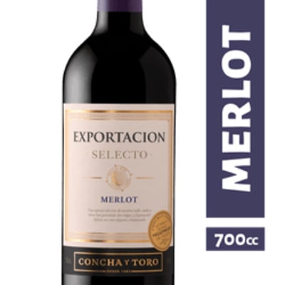 Vino Exportación Selecto Merlot 700 cc