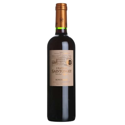 Vino Francés Bordeaux Chateau Saintongey Viejas Parras Ensamblaje 750cc