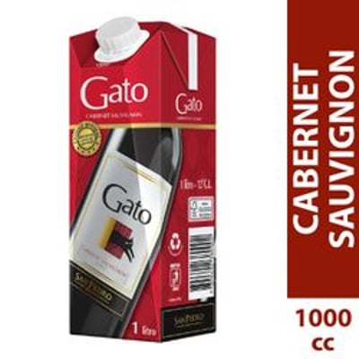 Vino Gato Cabernet Sauvignon Caja 1 L