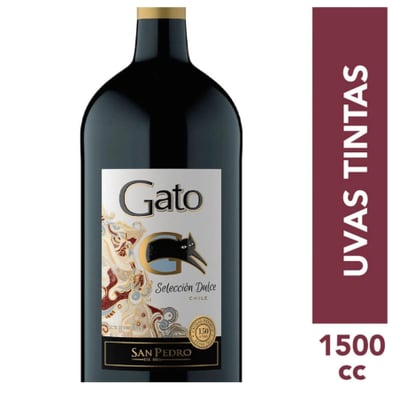 Vino Gato Selección Dulce - Tinto Botellón 1.5L