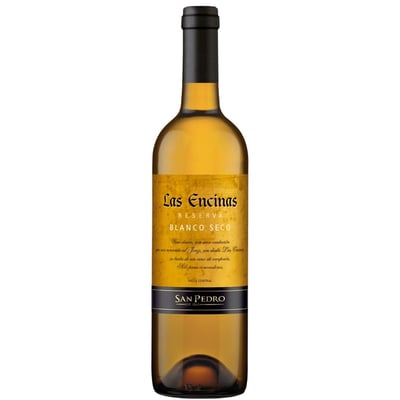 Vino Las Encinas Reserva Blanco Seco 750cc