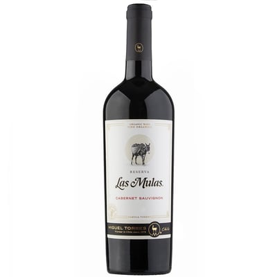 Vino Las Mulas Rsva Orgánico Cabernet Sauvignon 750cc