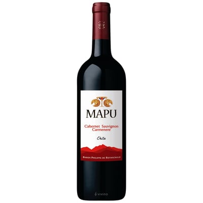 Vino Mapu Cabernet Sauvignon Botella 750cc