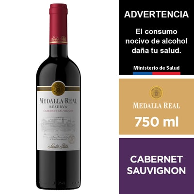 Vino Medalla Real Cabernet Sauvignon Reserva 750 Ml.