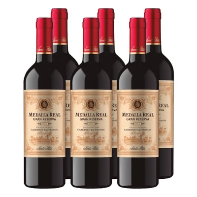 Vino Medalla Real Gran Reserva Cabernet Sauvignon 750cc x6