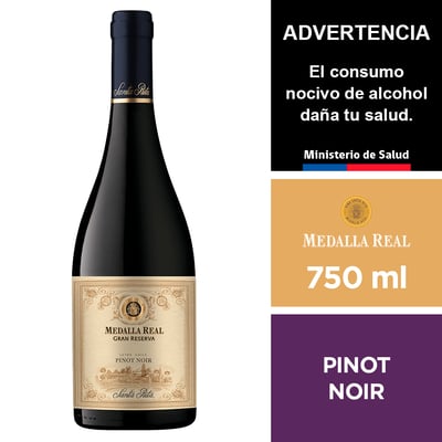 Vino Medalla Real Gran Reserva Pinot Noir 750 Ml.