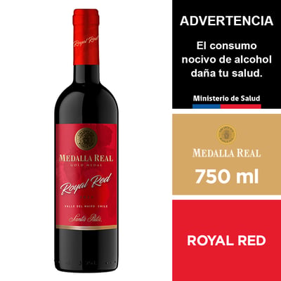 Vino Medalla Real Royal Red 750 Ml.