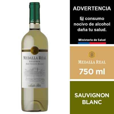 Vino Medalla Real Sauvignon Blanc Reserva 750 Ml.