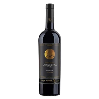 Vino Miguel Torres Cordillera de los Andes Reserva Especial Carmenere 750cc