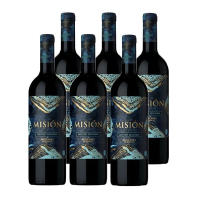 Vino Misión Cabernet Sauvignon Botella 750cc X6