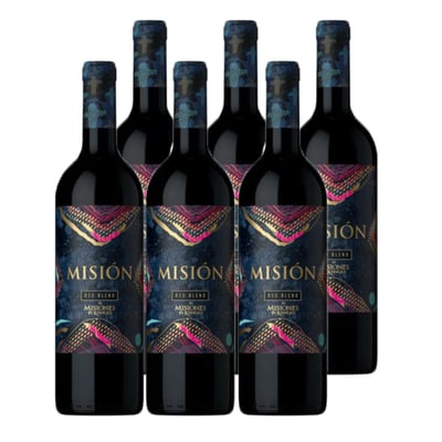 Vino Misión Red Blend Botella 750cc X6