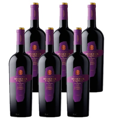 Vino Misiones De Rengo Cuvee Cabernet Sauvignon Botella 750cc X6